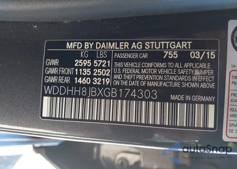 2016 Mercedes-Benz E 350 4Matic from USA, damaged, VIN WDDHH8JBXGB174303